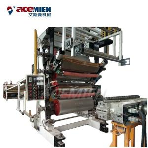 LVT Online EIR SPC Flooring Machine Red Blue Sheet Width 980-1280 Mm