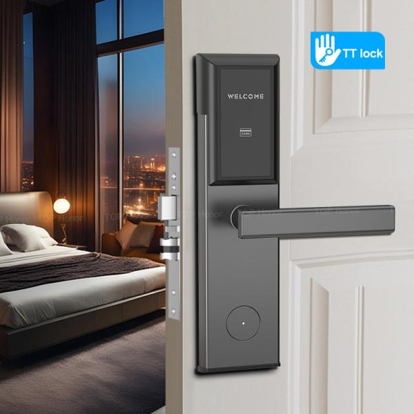 Quality 35cm-55cm Keyless Hotel Door Locks Beep Alarm wholesale