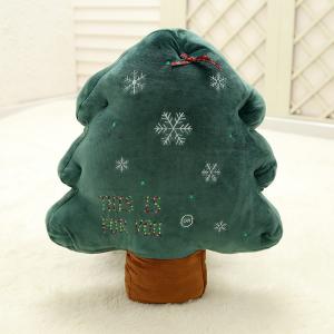 China Fashional Green Animated Plush Christmas Toys Tree Type Customized Size on sale