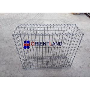 4.0mm Welded Gabion Baskets Spiral Wire Connection Galfan Coated