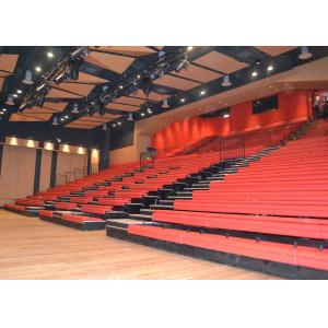 Innovative Elastic Modular Grandstands Chair 460MM Seat Center For Worship Place