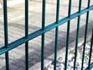 Powder Station Double Wire Fence / Twin Wire Mesh Fencing High Tensile Strength