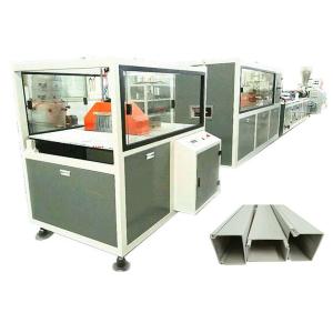 Twin Screw Pvc Profile Extrusion Machine Electrical Cable Trunking Making