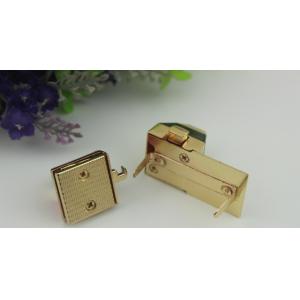 Top selling high end plating double color red and black metal turn lock for