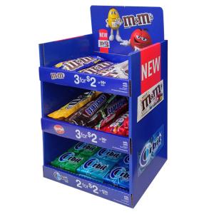 Recyclable 150g Cardboard Pop Display For Advertising