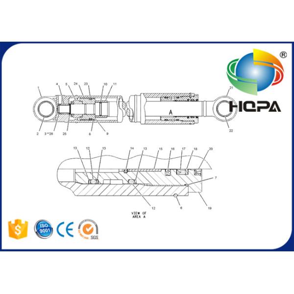 103-8333 1038333 169-7827 1697827 Arm Cylinder Seal Kit For CAT Excavator