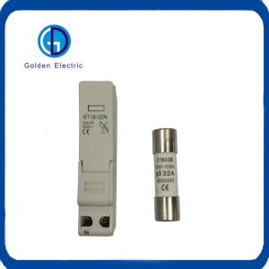 AC 500V Low Voltage Fuse Base Holder 10mm N 32A Cylindrical Fuse Link