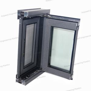 Thermal Insulation Broken Bridge Aluminum Sliding System Window Heat Resistance