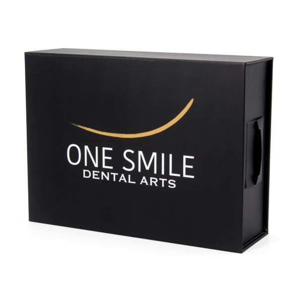 Quality Custom Logo Luxury Magnet Box Black Clear Aligner Packaging Box wholesale