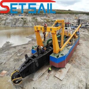 Customized Hydraulic Winch and Spud Carrier River Sand Dredger for Your