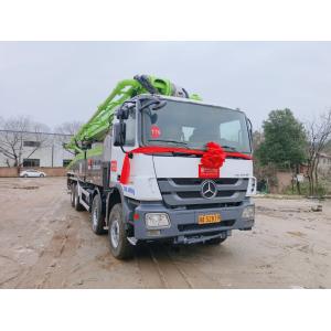 China 2013 Used Zoomlion ZLJ5440THBK 56m Concrete Pump Truck on Refurbished Mercedes-Benz Chassis on sale