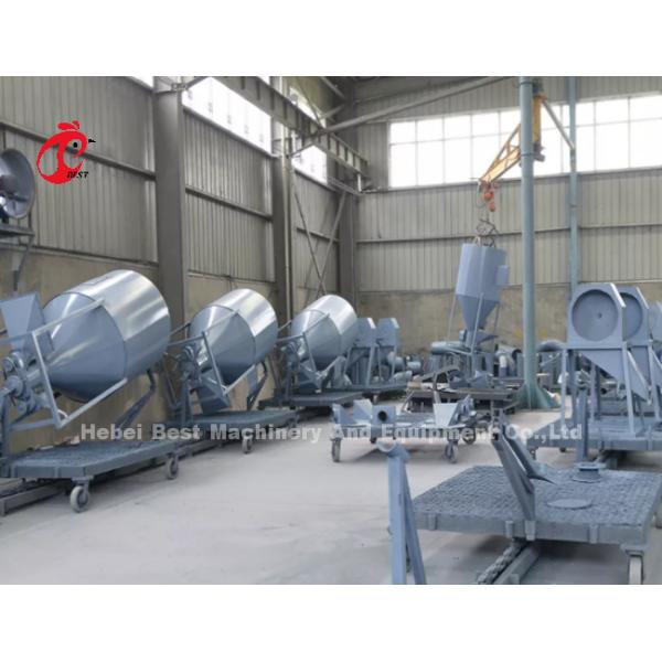 Motor Driven Feed Mill Equipment , Stainless Steel Feed Crushing Machine Rose