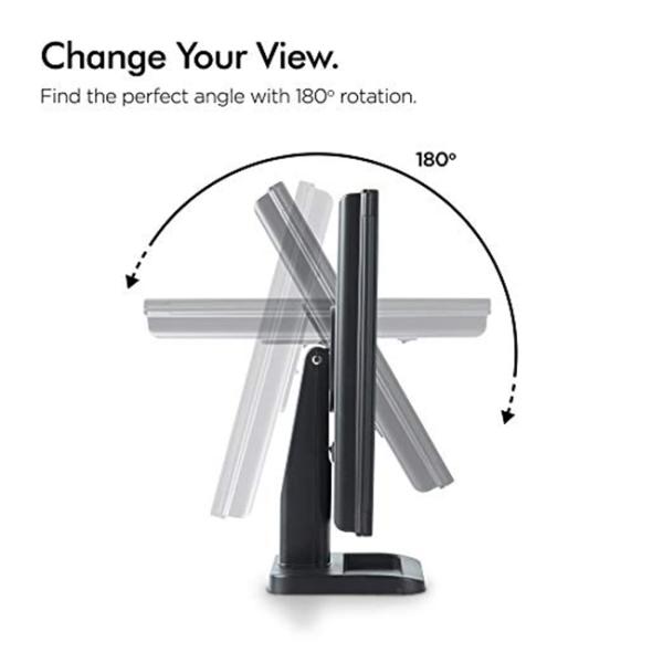 1X 2X 3X Magnification Countertop Makeup Mirror With 180° Rotation / Touching