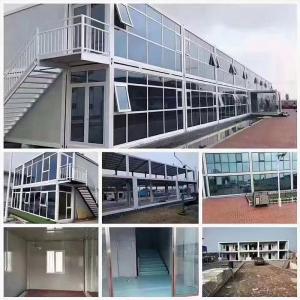 20ft 40ft Prefab Home Office Extendable Steel Modular Container Homes with Box