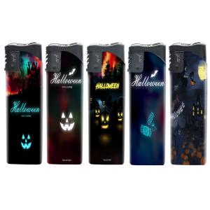 Kerosene Lighter LED Light Cigarette Lighter Refillable Gas Lighters Smoking