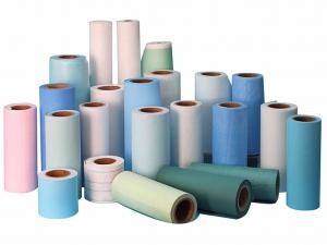 3 Layers Laminated Non Woven Fabric , Polypropylene Spunbond Nonwoven Fabric