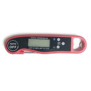 Foldable Probe Instant Read Meat Thermometer With Bright Lcd Backlight Display