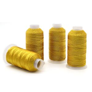 Cheap Directly Sell Polyester Metallic Yarn Embroidery Machine Threads for Jewelry Findings for sale