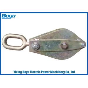 Hoisting Tackle Seat Hook Stringing Block with Galvanized Steel Frame 10kN