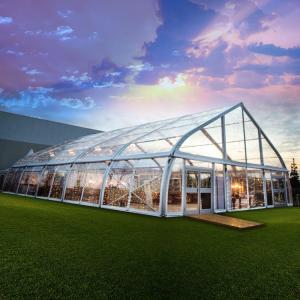 China Arcum Roof Party Tent Canopy Exhibition Peach Shape Garden Marquee on sale
