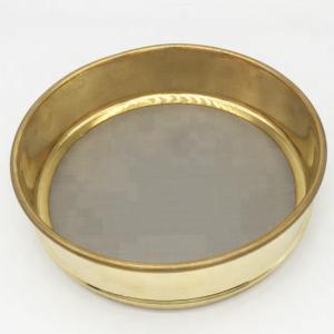 Customizable Wire Mesh Sieve , Round Shape Stainless Steel Test Sieves