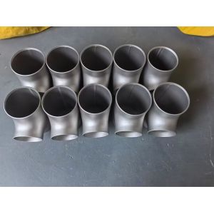 ASTM GR2 GR7 GR9 Titanium Tee For Pipeline And Couplings
