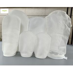 Custom PE Hanging Loop 100 Micron Filter Bag For Liquid Filter