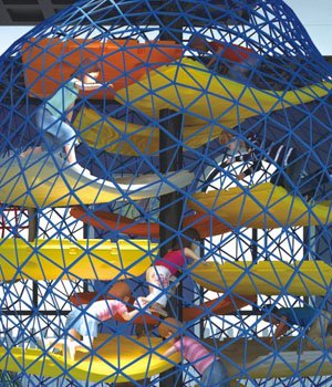 Anti Decay Color Adventure Playground Equipment For Park / School / Mall