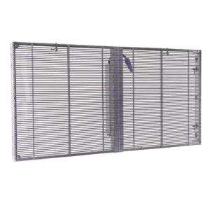 China Aluminum Cabinet Material Transparent LED Screen Waterproof IP43 for Outdoor Advertising Needs on sale