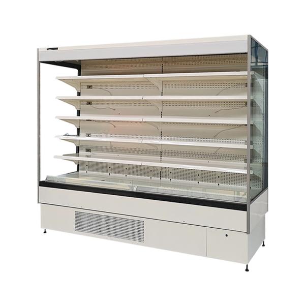 Plug In Open Display Fridge Cooler With 4 Layers Adjustable Shelf for Vegetable