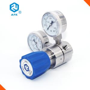 China High Pressure Stainless Steel Pressure Regulator Medium Flow Rate With Two Gauges on sale