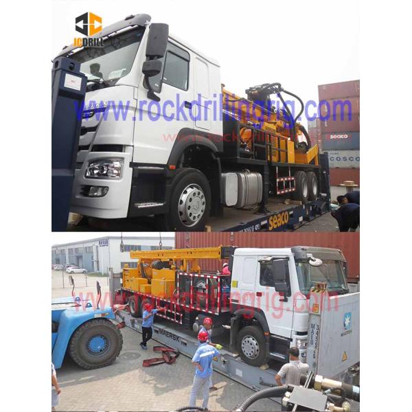6 X 4 Truck Mounted Water Well Drilling Rig 600m Borehole Drilling Rig
