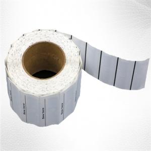 White Woven Clothing Sew EAS Hard Tag , 58KHz AM Label Roll