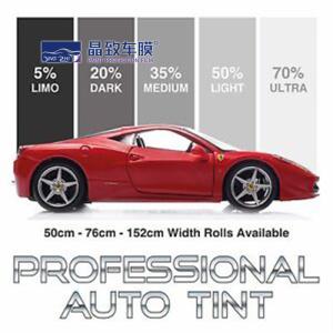 OEM ODM Practical Car Window Tint Film , Self Adhesive Clear Ceramic Tint
