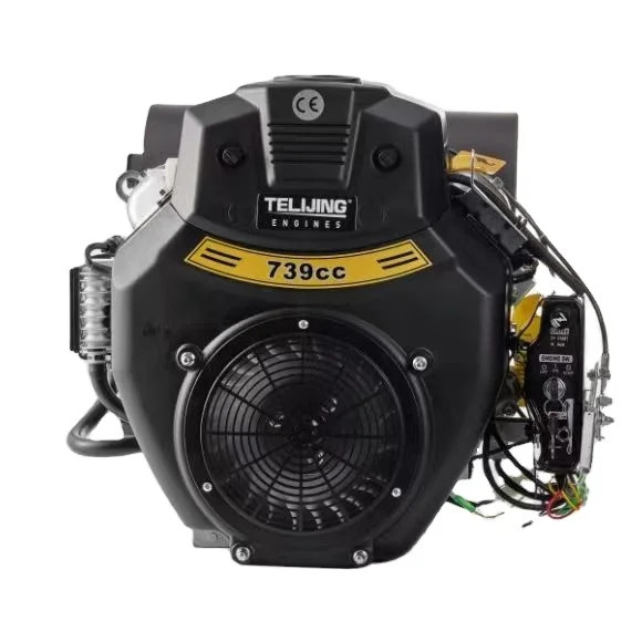 16.8-3600 Rated Output 2 Cylinder Gasoline Engine TJ740 with Forced Cooling and