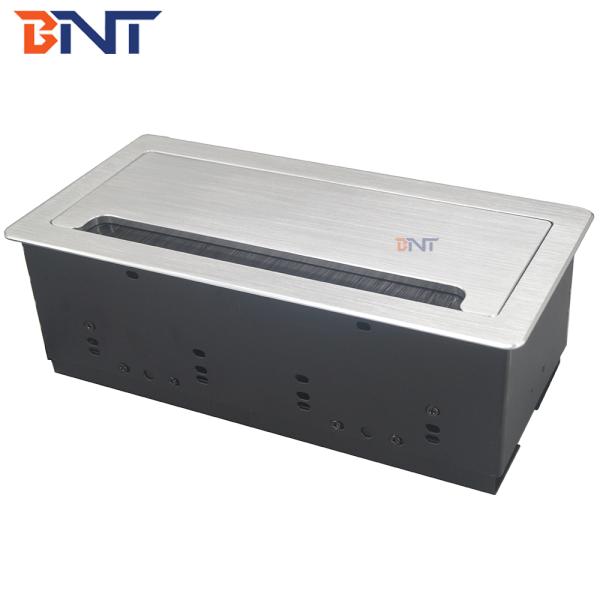 Office Furniture Brush Cover Desktop Socket Hidden In Desk Table For Commercial