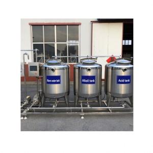Milk storage Fermentation cooling pasteurization CIP cleaning Milk processing