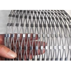 3.0mm Rope Wire Mesh Net Stainless Steel Wire Rope Mesh For Climbing Plants