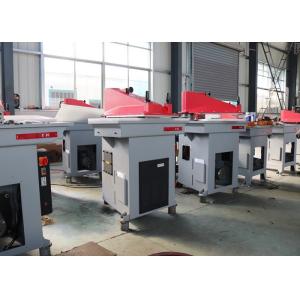 China Industrial Hydraulic Swing Arm Cutting Machine For Leather Glove / Work Glove on sale