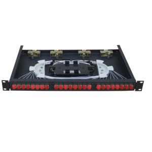24 fibers Rack-Mount Fiber Optic Terminal Box optical patch panel Cold rolled