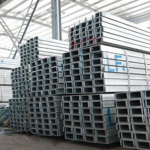 A283 Galvanized Steel Channel ASTM SS400 Hot Dip C Shaped