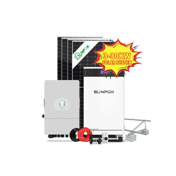 Quality Solar Energy Systems Off Grid 5kva Solar Hybrid Inverter Lithium Ion Battery Type wholesale