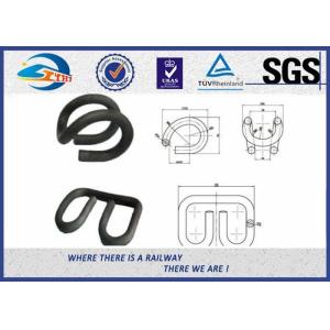 Deenik Elastic Rail Clips Track Clamp Oxide Black 60Si2Mn in Railway System