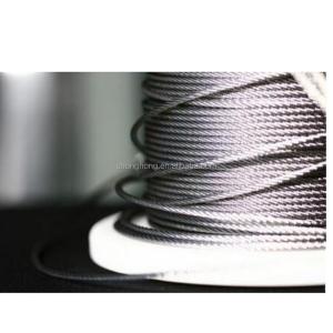 China 8mm 6X24 7FC T/S 1570Mpa Preformed Stainless Steel Wire Rope for Water and Wastewater Treatment 1000mtrs in Plywood Reel on sale