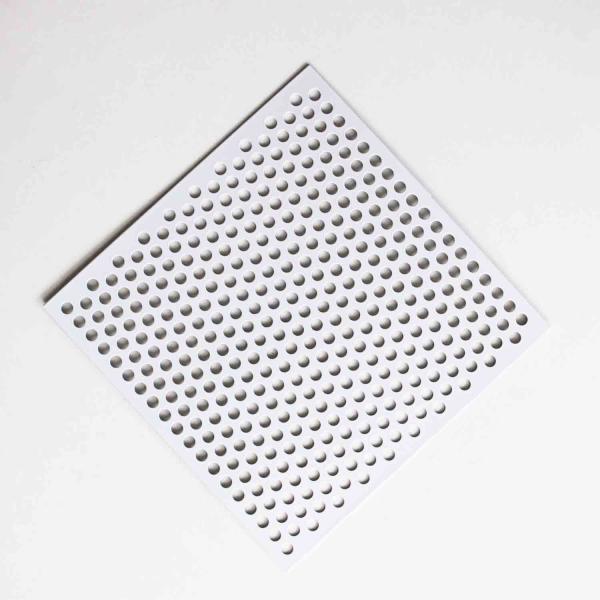 Powder Coated Round Hole Decorative Perforated Metal Panels For Lighting