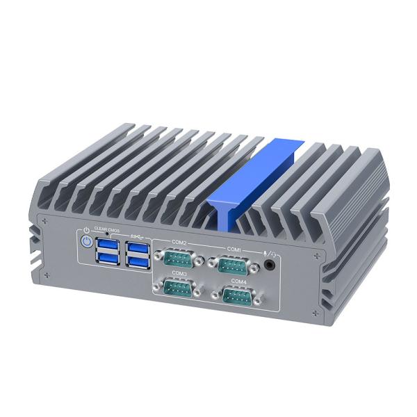 Industrial Mini PC J6412 Dual Lan DDR4 Ram M.2 SSD Fanelss Mini Computer