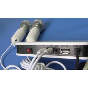 China portable solar power system lithium battery DC12V for home lighting and mobile charging on sale