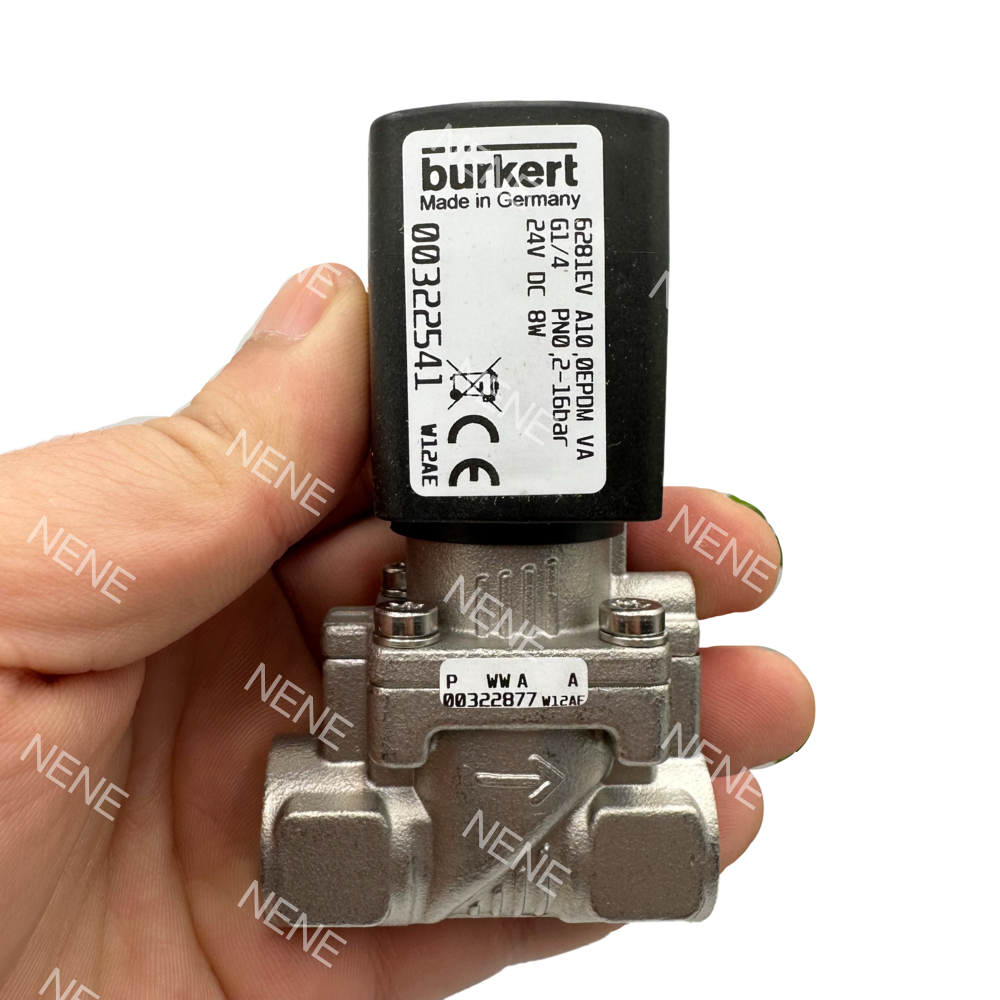00322535/00322536/00322537 Port Size G1/4 Burkert Valve 2/2 Normally Closed 10.0