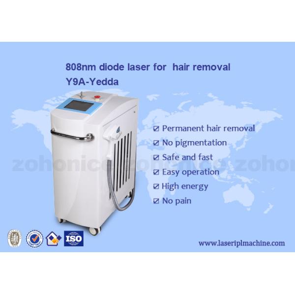 Quality 808 Diode Hair Removal Laser Machine 12×12mm Spot Size Easy To Operate wholesale