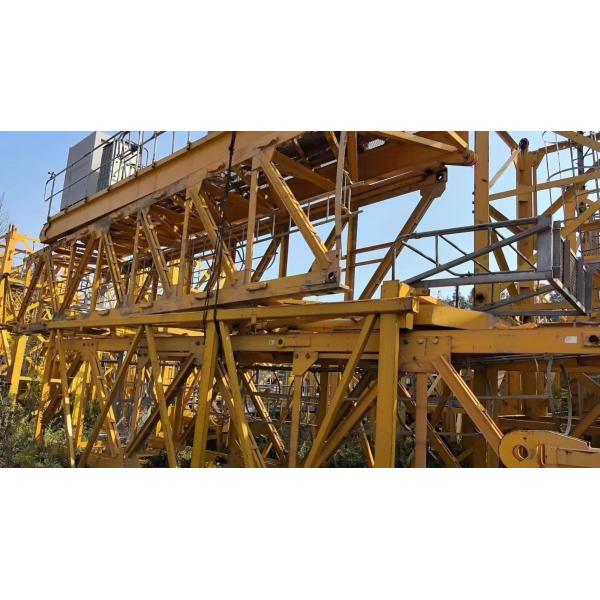 2021 Zoomlion W7525-16b Used Tower Crane with Moving Type and ISO9001 Certificat